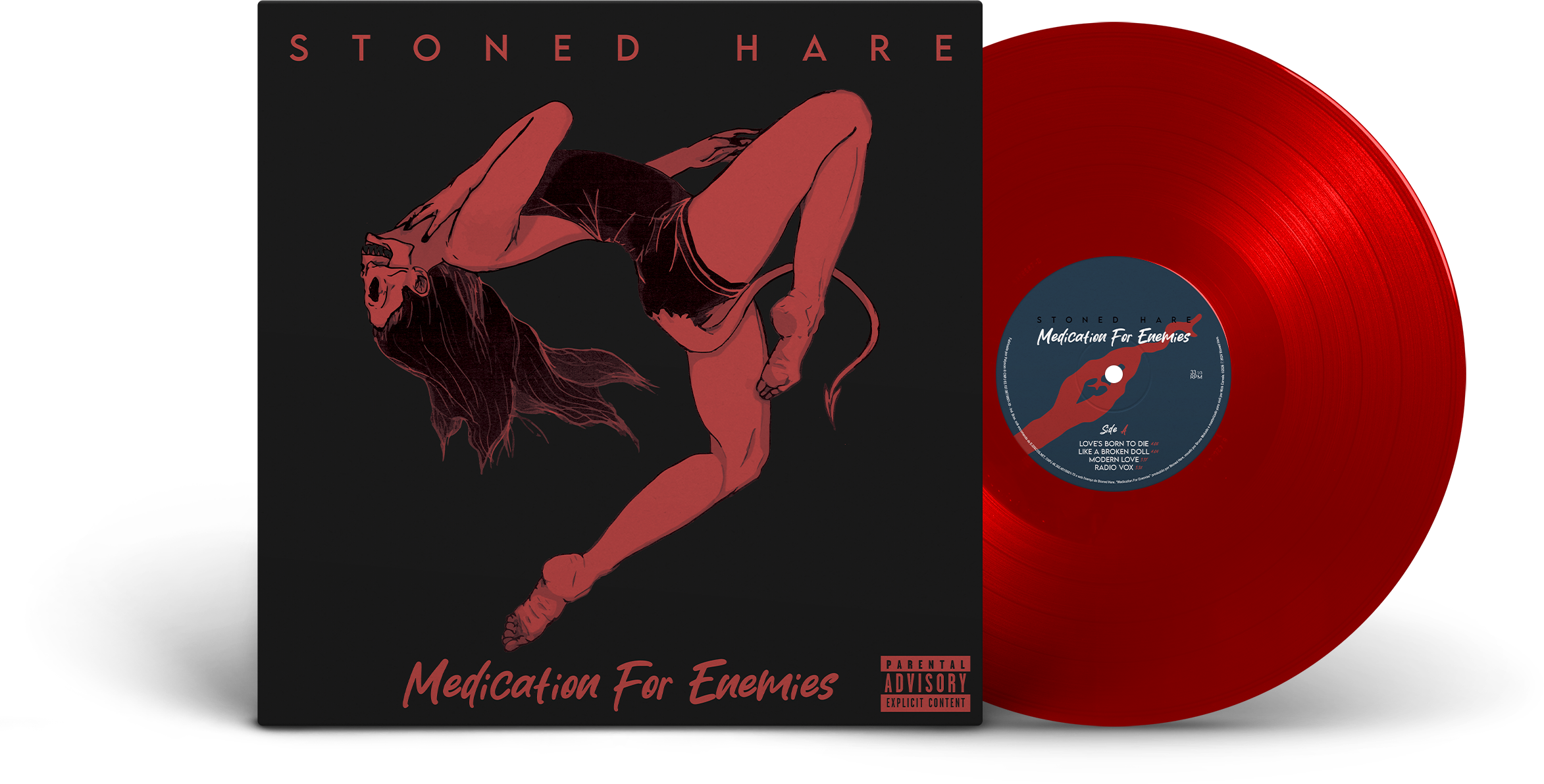 PRÉ-VENDA - Medication For Enemies Vinil 12" Vermelho - Edição Limitada